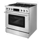 Cosmo Stellar Collection 36-Inch Slide-In Gas Range with 6 Sealed Burners, 6.1 cu. ft. Convection Oven and Air Fry, Stainless Steel, COS-RGS366SS