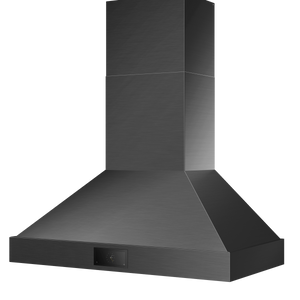 Induction Hardware 48-Inch Convertible Wall Mount Range Hood, 1800 CFM, Black Stainless Steel, S-RH48-PW-BS