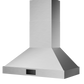 Induction Hardware 48-Inch Convertible Wall Mount Range Hood, 1800 CFM, Stainless Steel, S-RH48-PW-SS