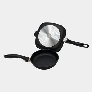 XD Nonstick 8" Fry Pan and 9.5"x 9.5" Grill Pan Set
