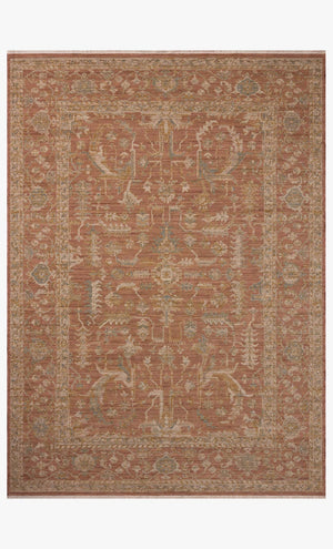 Loloi Reign REN-07 Terracotta / Sky area rug - image 1