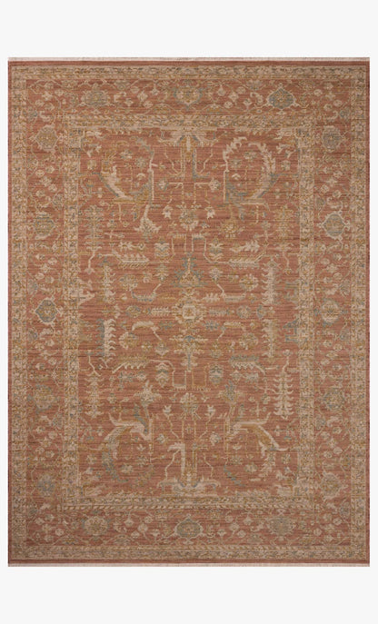 Loloi Reign REN-07 Terracotta / Sky area rug - image 1