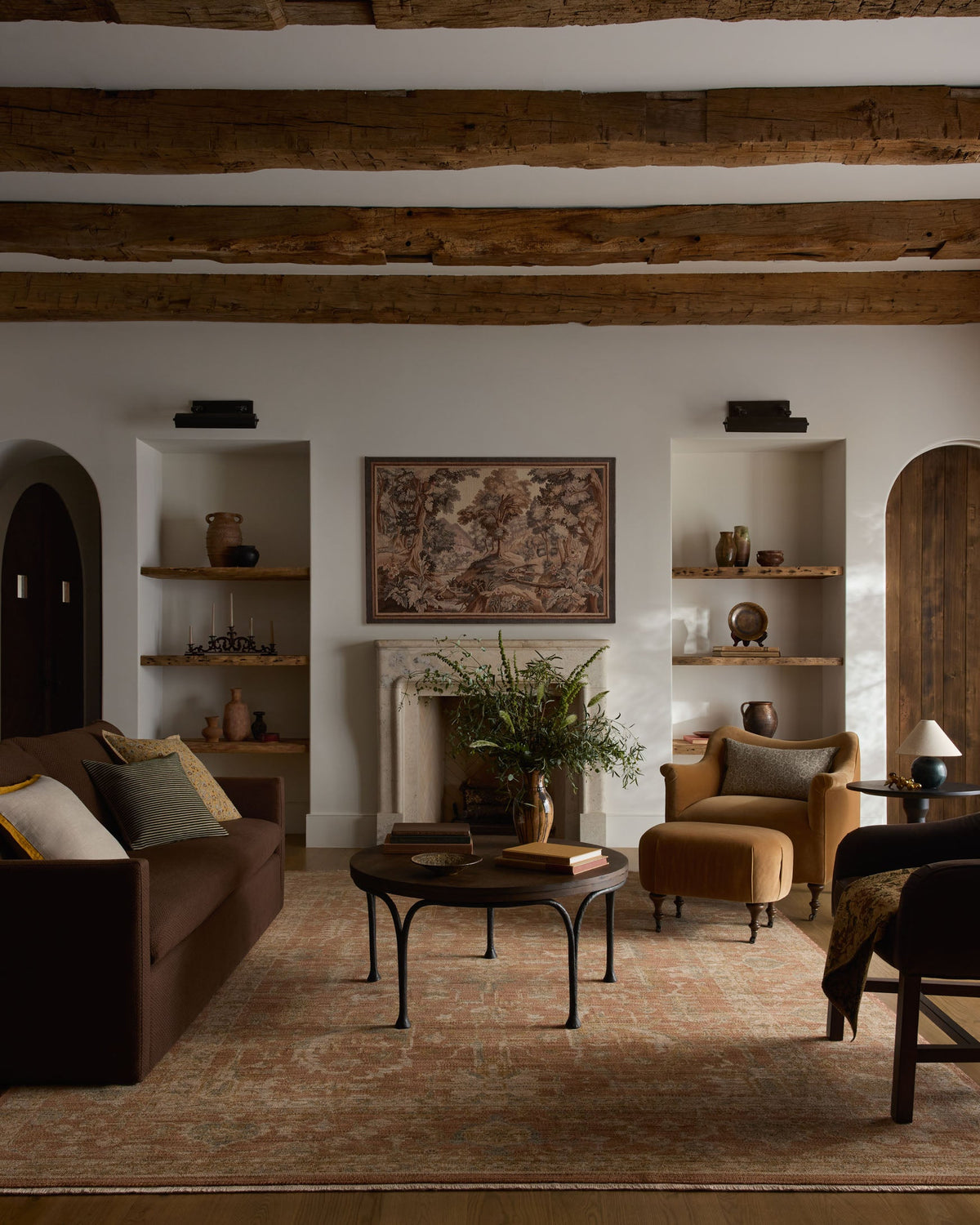 Loloi Reign REN-07 Terracotta / Sky area rug - image 2