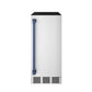 Gordon Ramsay by THOR Kitchen 15" Built-in 58 lbs. Ice Maker in Stainless Steel with Blue Accents, RIM1501-BLU