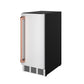 Gordon Ramsay by THOR Kitchen 15" Built-in 58 lbs. Ice Maker in Stainless Steel with Rose Gold Accents, RIM1501-RSG