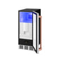 Gordon Ramsay by THOR Kitchen 15" Built-in 58 lbs. Ice Maker in Stainless Steel with Rose Gold Accents, RIM1501-RSG