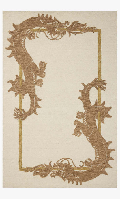 Loloi Romi RMI-01 Ivory / Spice area rug - image 1