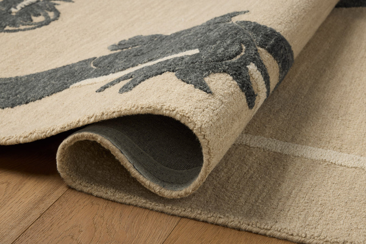 Loloi Romi RMI-01 Oatmeal / Midnight area rug - image 3