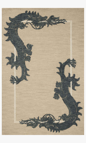 Loloi Romi RMI-01 Oatmeal / Midnight area rug - image 1