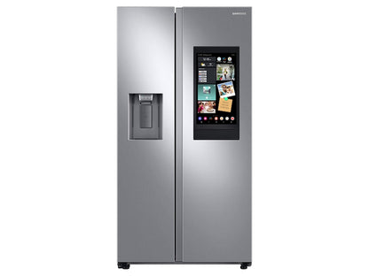 SAMSUNG 36" 26.7 cu. ft. Standard Depth Large Capacity Side-by-Side Refrigerator with Touch Screen Family Hub™ in Stainless Steel