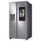 SAMSUNG 36" 26.7 cu. ft. Standard Depth Large Capacity Side-by-Side Refrigerator with Touch Screen Family Hub™ in Stainless Steel