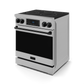 Gordon Ramsay by THOR Kitchen 30" 4.55 cu. ft. Professional Electric Range with Tilt Panel Touch Control, Self-Clean and Air Fry in Stainless Steel with Black Accents, RSE30-BLK