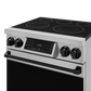 Gordon Ramsay by THOR Kitchen 30" 4.55 cu. ft. Professional Electric Range with Tilt Panel Touch Control, Self-Clean and Air Fry in Stainless Steel with Black Accents, RSE30-BLK