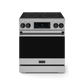 Gordon Ramsay by THOR Kitchen 30" 4.55 cu. ft. Professional Electric Range with Tilt Panel Touch Control, Self-Clean and Air Fry in Stainless Steel with Black Accents, RSE30-BLK