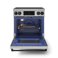 Gordon Ramsay by THOR Kitchen 30" 4.55 cu. ft. Professional Electric Range with Tilt Panel Touch Control, Self-Clean and Air Fry in Stainless Steel with Black Accents, RSE30-BLK
