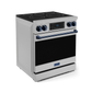 Gordon Ramsay by THOR Kitchen 30" 4.55 cu. ft. Professional Electric Range with Tilt Panel Touch Control, Self-Clean and Air Fry in Stainless Steel with Navy Blue Accents, RSE30-BLU