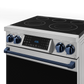 Gordon Ramsay by THOR Kitchen 30" 4.55 cu. ft. Professional Electric Range with Tilt Panel Touch Control, Self-Clean and Air Fry in Stainless Steel with Navy Blue Accents, RSE30-BLU