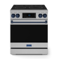 Gordon Ramsay by THOR Kitchen 30" 4.55 cu. ft. Professional Electric Range with Tilt Panel Touch Control, Self-Clean and Air Fry in Stainless Steel with Navy Blue Accents, RSE30-BLU