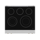 Gordon Ramsay by THOR Kitchen 30" 4.55 cu. ft. Professional Electric Range with Tilt Panel Touch Control, Self-Clean and Air Fry in Stainless Steel with Bronze Accents, RSE30-BRZ