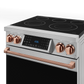 Gordon Ramsay by THOR Kitchen 30" 4.55 cu. ft. Professional Electric Range with Tilt Panel Touch Control, Self-Clean and Air Fry in Stainless Steel with Rose Gold Accents, RSE30-RSG
