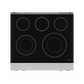 Gordon Ramsay by THOR Kitchen 30" 4.55 cu. ft. Professional Electric Range with Tilt Panel Touch Control, Self-Clean and Air Fry in Stainless Steel with Rose Gold Accents, RSE30-RSG