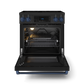 Gordon Ramsay by THOR Kitchen 30" 4.55 cu. ft. Professional Electric Range with Tilt Panel Touch Control, Self-Clean and Air Fry in Matte Black with Navy Blue Accents, RSE30B-BLU