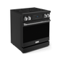 Gordon Ramsay by THOR Kitchen 30" 4.55 cu. ft. Professional Electric Range with Tilt Panel Touch Control, Self-Clean and Air Fry in Matte Black with Stainless Steel Accents, RSE30B-SS