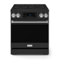 Gordon Ramsay by THOR Kitchen 30" 4.55 cu. ft. Professional Electric Range with Tilt Panel Touch Control, Self-Clean and Air Fry in Matte Black with Stainless Steel Accents, RSE30B-SS