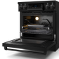 Gordon Ramsay by THOR Kitchen 30" 4.55 cu. ft. Professional Electric Range with Tilt Panel Touch Control, Self-Clean and Air Fry in Matte Black, RSE30B