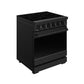 Gordon Ramsay by THOR Kitchen 30 Inch Professional Electric Range, 5 Element, Convection Oven in Matte Black, RSE30PB