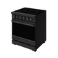 Gordon Ramsay by THOR Kitchen 30 Inch Professional Electric Range, 5 Element, Convection Oven in Matte Black, RSE30PB