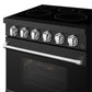 Gordon Ramsay by THOR Kitchen 30 Inch Professional Electric Range, 5 Element, Convection Oven in Matte Black with Stainless Steel Accents, RSE30PB-SS