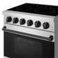 Gordon Ramsay by THOR Kitchen 30 Inch Professional Electric Range, 5 Element, Convection Oven in Stainless Steel with Black Accents, RSE30P-BLK