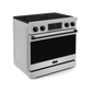 Gordon Ramsay by THOR Kitchen 36" 6.0 cu. ft. Professional Electric Range with Tilt Panel Touch Control, Self-Clean and Air Fry in Stainless Steel with Black Accents, RSE36-BLK