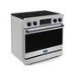 Gordon Ramsay by THOR Kitchen 36" 6.0 cu. ft. Professional Electric Range with Tilt Panel Touch Control, Self-Clean and Air Fry in Stainless Steel with Navy Blue Accents, RSE36-BLU