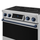 Gordon Ramsay by THOR Kitchen 36" 6.0 cu. ft. Professional Electric Range with Tilt Panel Touch Control, Self-Clean and Air Fry in Stainless Steel with Navy Blue Accents, RSE36-BLU