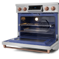 Gordon Ramsay by THOR Kitchen 36" 6.0 cu. ft. Professional Electric Range with Tilt Panel Touch Control, Self-Clean and Air Fry in Stainless Steel with Rose Gold Accents, RSE36-RSG