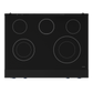 Gordon Ramsay by THOR Kitchen 36" 6.0 cu. ft. Professional Electric Range with Tilt Panel Touch Control, Self-Clean and Air Fry in Matte Black with Navy Blue Accents, RSE36B-BLU