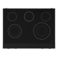 Gordon Ramsay by THOR Kitchen 36" 6.0 cu. ft. Professional Electric Range with Tilt Panel Touch Control, Self-Clean and Air Fry in Matte Black with Rose Gold Accents, RSE36B-RSG