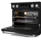 Gordon Ramsay by THOR Kitchen 36" 6.0 cu. ft. Professional Electric Range with Tilt Panel Touch Control, Self-Clean and Air Fry in Matte Black with Stainless Steel Accents, RSE36B-SS