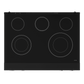 Gordon Ramsay by THOR Kitchen 36" 6.0 cu. ft. Professional Electric Range with Tilt Panel Touch Control, Self-Clean and Air Fry in Matte Black with Stainless Steel Accents, RSE36B-SS