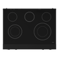 Gordon Ramsay by THOR Kitchen 36" 6.0 cu. ft. Professional Electric Range with Tilt Panel Touch Control, Self-Clean and Air Fry in Matte Black, RSE36B