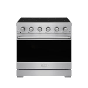 Gordon Ramsay by THOR Kitchen 36" 6 cu. ft. Professional Electric Range with 5 Burners in Stainless Steel, RSE36P