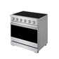 Gordon Ramsay by THOR Kitchen 36" 6 cu. ft. Professional Electric Range with 5 Burners in Stainless Steel, RSE36P