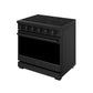 Gordon Ramsay by THOR Kitchen 36" 6 cu. ft. Professional Electric Range with 5 Burners in Black, RSE36PB