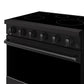 Gordon Ramsay by THOR Kitchen 36" 6 cu. ft. Professional Electric Range with 5 Burners in Black, RSE36PB