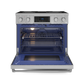 Gordon Ramsay by THOR Kitchen 36" 6.0 cu. ft. Professional Electric Range with Tilt Panel Touch Control, Self-Clean and Air Fry in Stainless Steel, RSE36