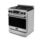 Gordon Ramsay by THOR Kitchen 30" 4.55 cu. ft. Professional Propane Gas Range with Tilt Panel Touch Control and Self-Clean in Stainless Steel with Black Accents, RSG30LP-BLK