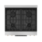 Gordon Ramsay by THOR Kitchen 30" 4.55 cu. ft. Professional Propane Gas Range with Tilt Panel Touch Control and Self-Clean in Stainless Steel with Bronze Accents, RSG30LP-BRZ