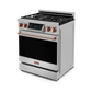 Gordon Ramsay by THOR Kitchen 30" 4.55 cu. ft. Professional Natural Gas Range with Tilt Panel Touch Control and Self-Clean in Stainless Steel with Rose Gold Accents, RSG30-RSG